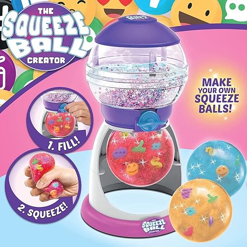 Miniatura 2 de The Squeeze Ball Creator Creador creativo y reutilizable para niños y niñas, juego de bolas antiestrés reutilizables con accesorios