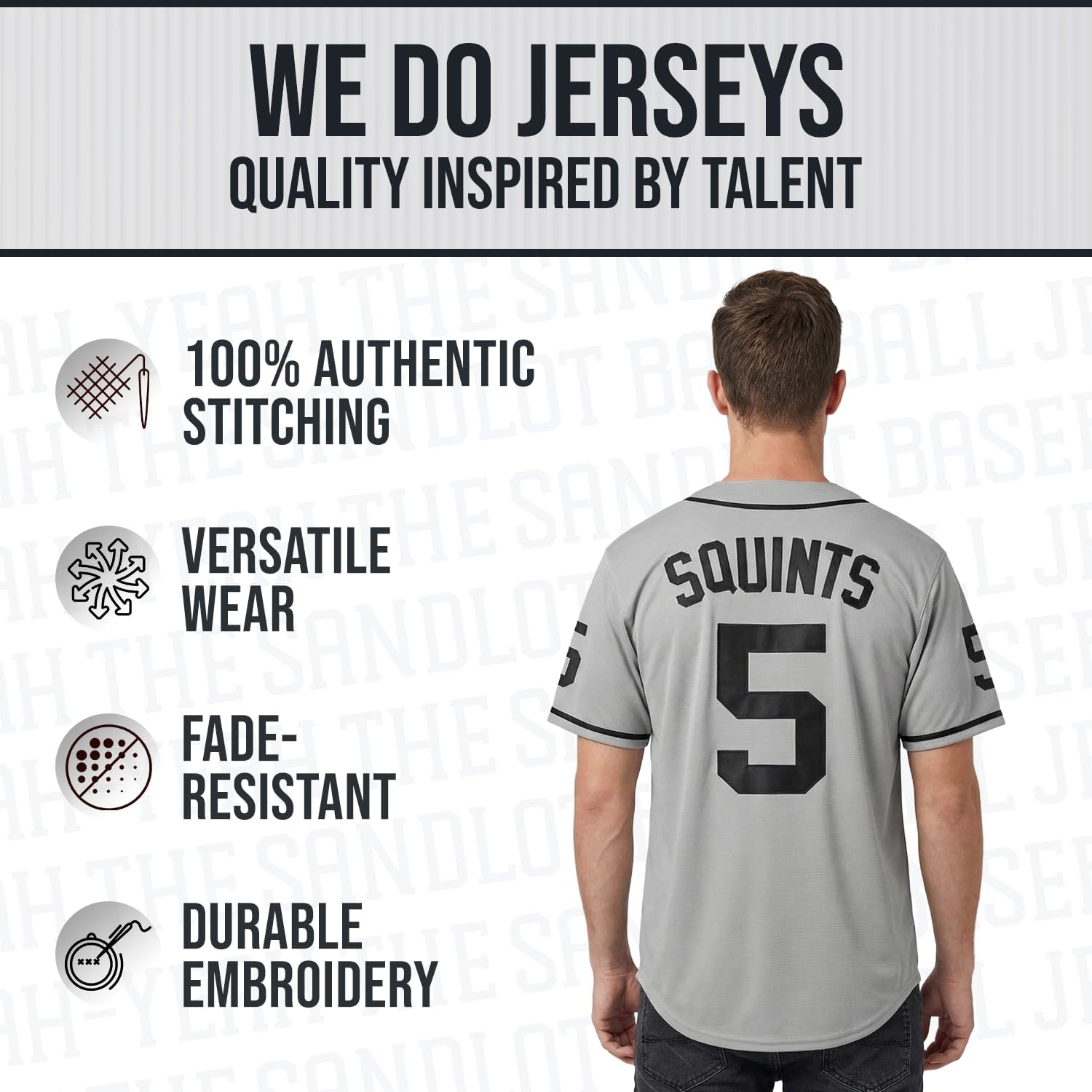 The Sandlot Baseball Jersey, Yeah-Yeah #11 Button Down Short Sleeve,90s Classic Men Legend Stitches Jersey S-5XL