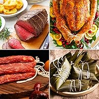 Vista 4 de Tenn Well Cordel de algodón para carniceros, 328 pies de 0.059 in, apto para alimentos, cuerda de cocina para cocinar, atar, asar, asar