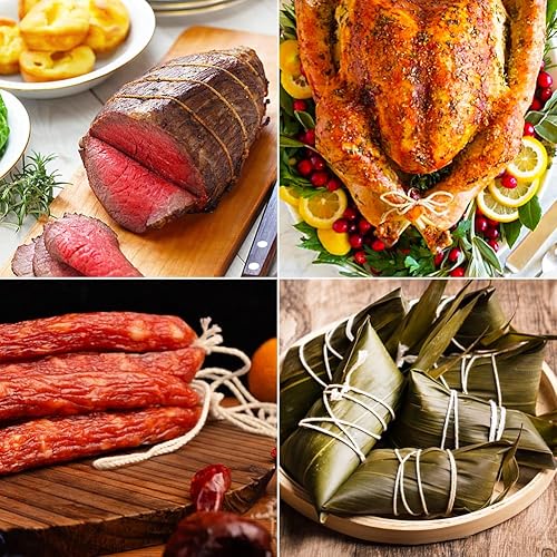 Miniatura 4 de Tenn Well Cordel de algodón para carniceros, 328 pies de 0.059 in, apto para alimentos, cuerda de cocina para cocinar, atar, asar, asar