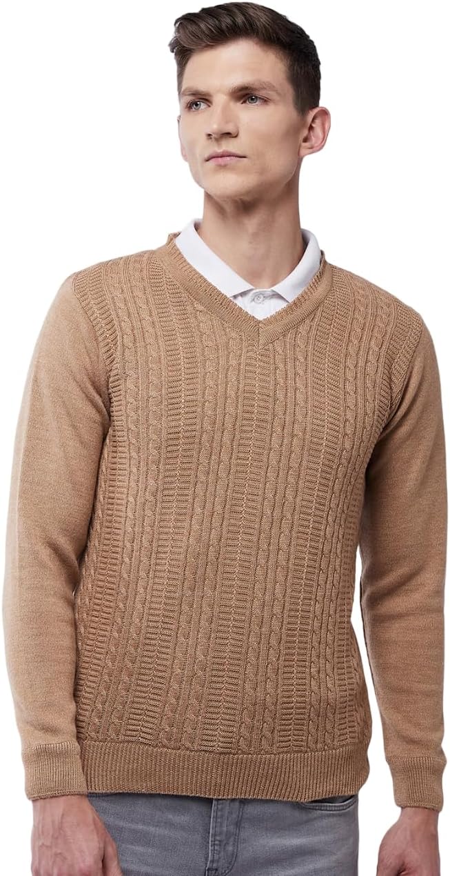 Men's Winter V Neck Sweater Warm Stylish Winter Sweater for Season