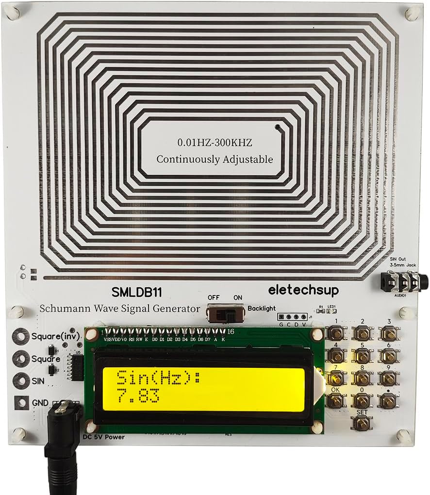 SMLDB11 display showing 7.83Hz