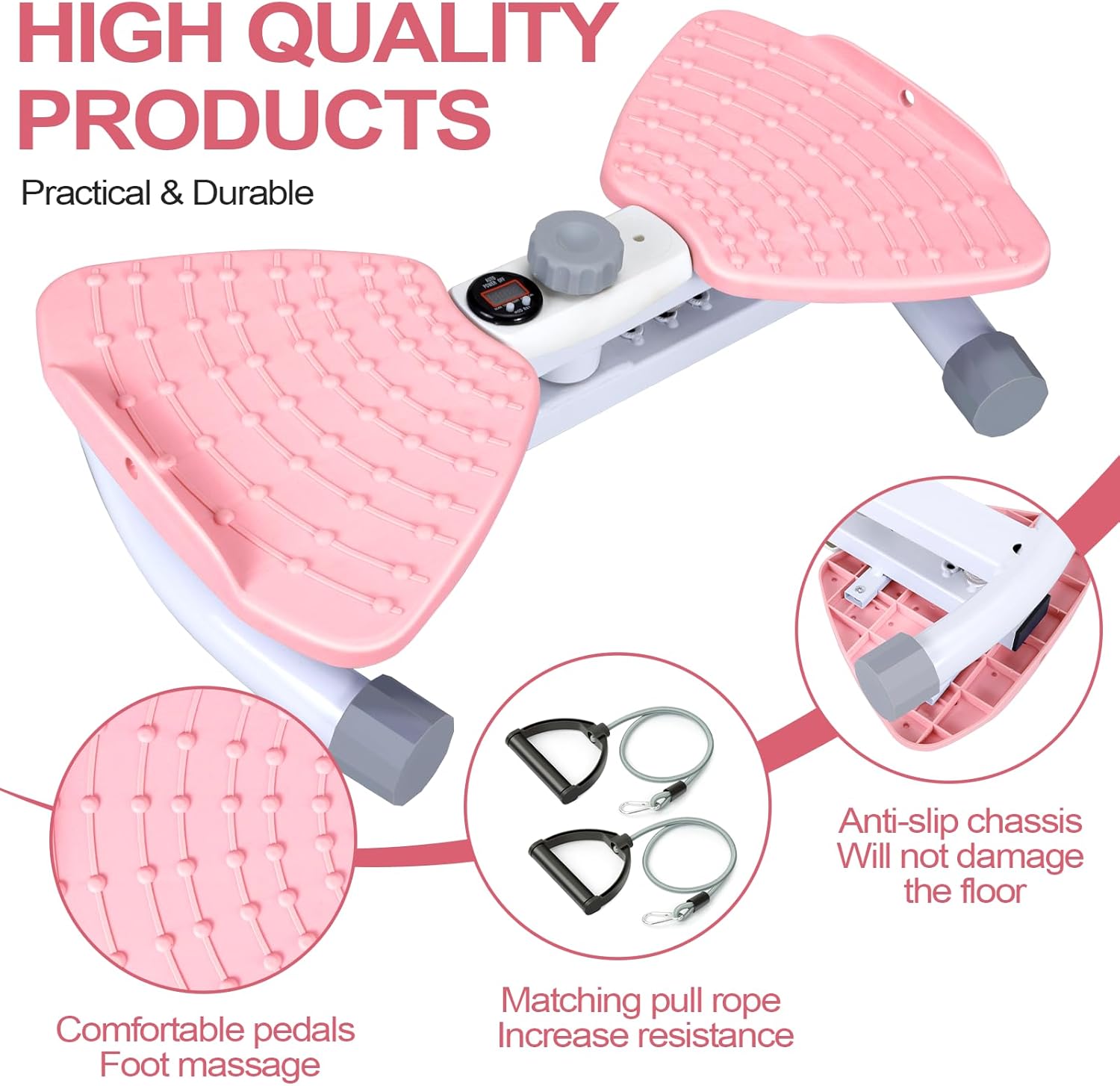 Reinforced Structure Waist Twister Machine Exercise, Ab Twis...