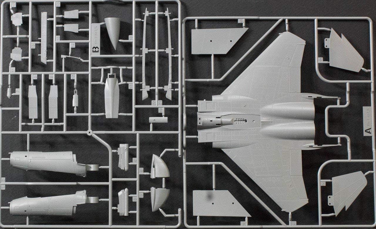 Academy #12550 F-15E 333rd Fighter Squadron USAF Plastic Model Kit, 1/72 Scale,Black, 0.5 Liters
