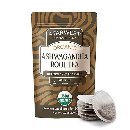 Miniatura 23 de Starwest Botanicals Té Orgánico de Raíz de Diente de León - Té de Hierbas Limpiador, Sin Cafeína, Apoyo Natural para la Eliminación, Raíz de Diente