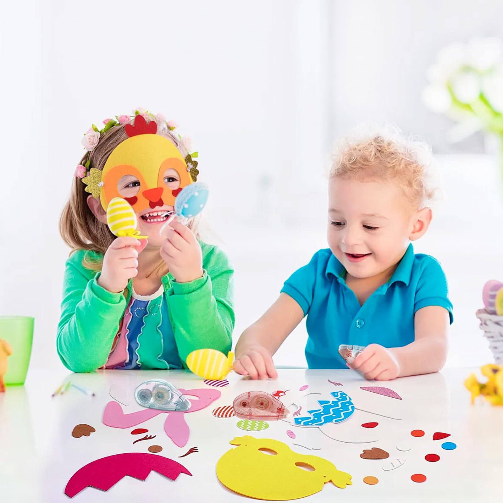 Nastro Adesivo Double-Sided 8mmx8m - 6 Rotoli Per Scrapbooking E Fai Da Te - Foto 7