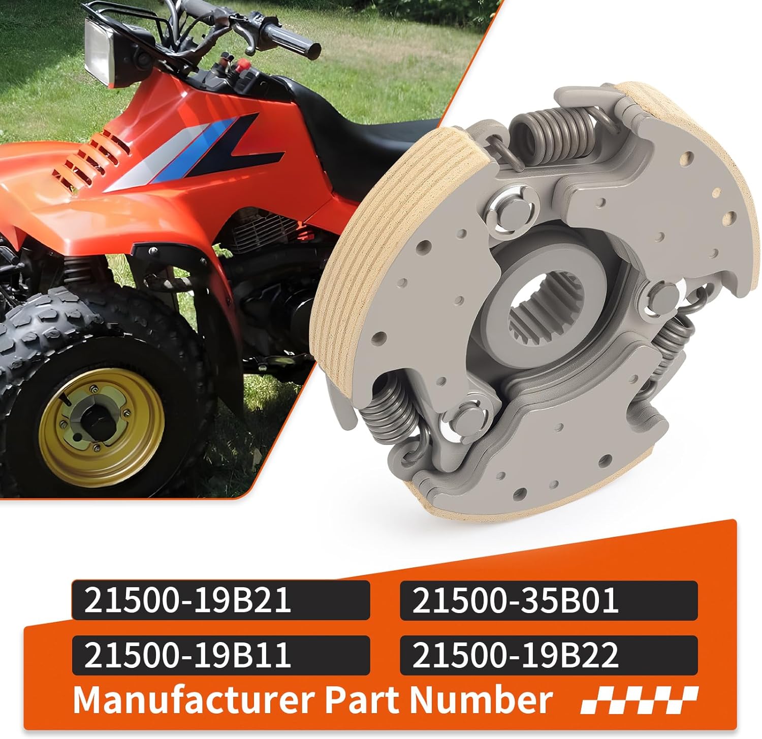 Wet Clutch Centrifugal Carrier For Suzuki QuadRunner 230 250 LT230E LT-4WD LT-F250T 1987-2002 21500-19B11