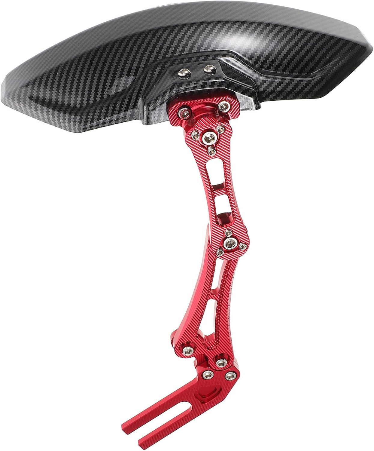 Motorcycle Rear Mudguard Splash Guard for Red Rear Wheel Splash Guard Mud Flap Compatible with Electric Scooters and Motorbikes for Off-Road Riding