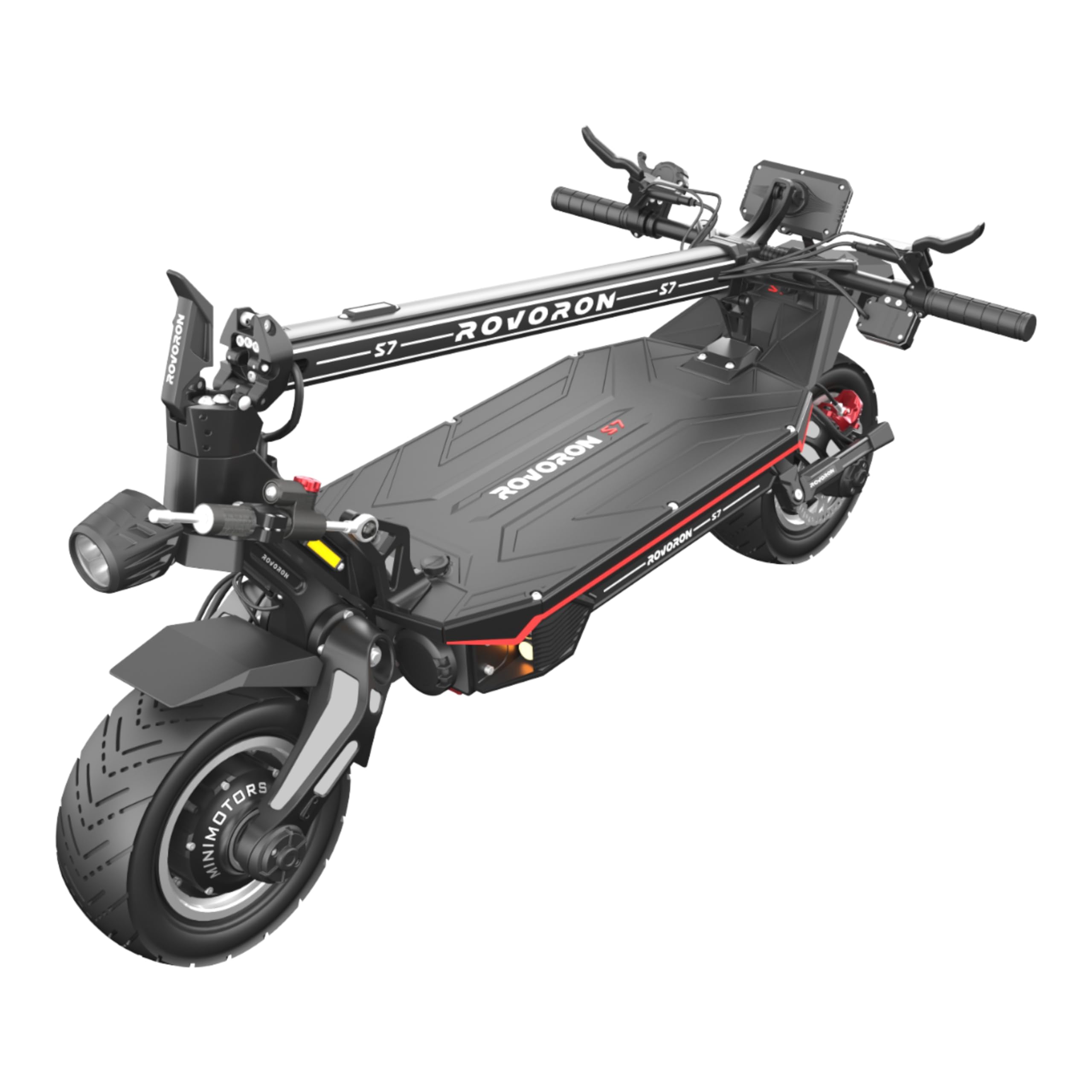 Rovoron Trottinette Électrique S7, Double Moteur 2x2500W