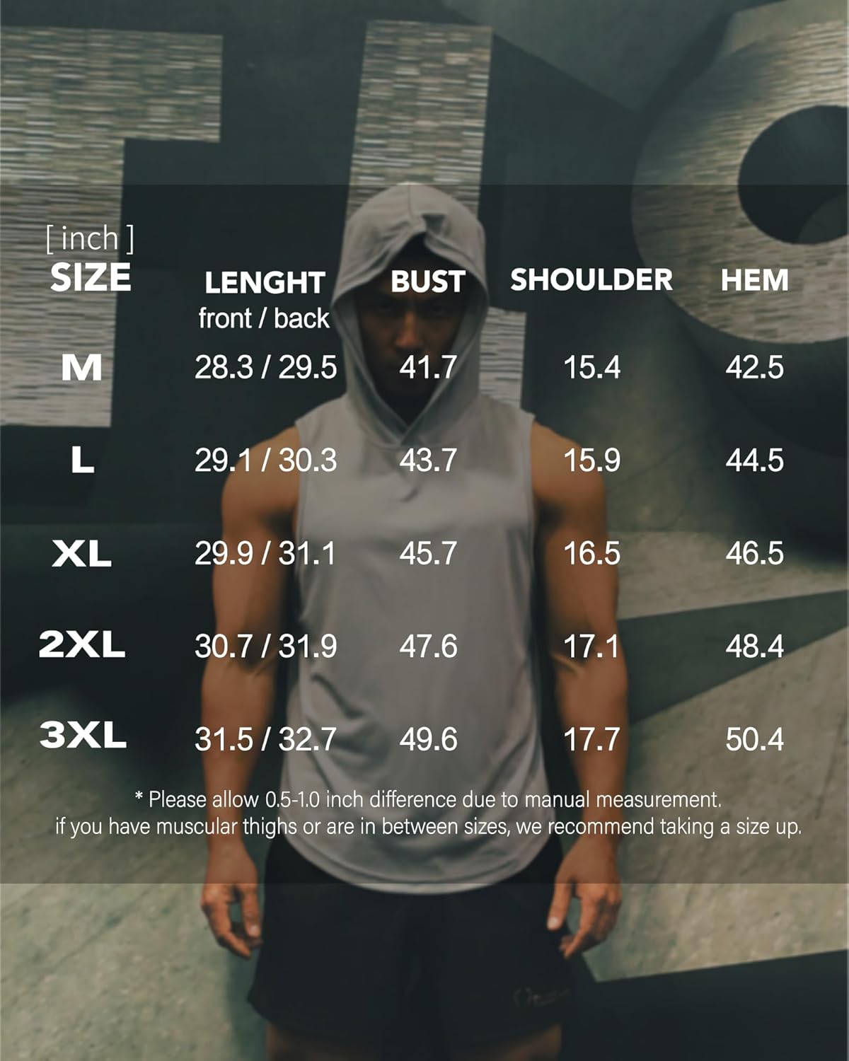 Men's Gym Tank Top Workout Muscle Sleeveless Shirts for Mens Fitness Training Athletic Dry Fit Lightweight Tee Shirts - Image 6