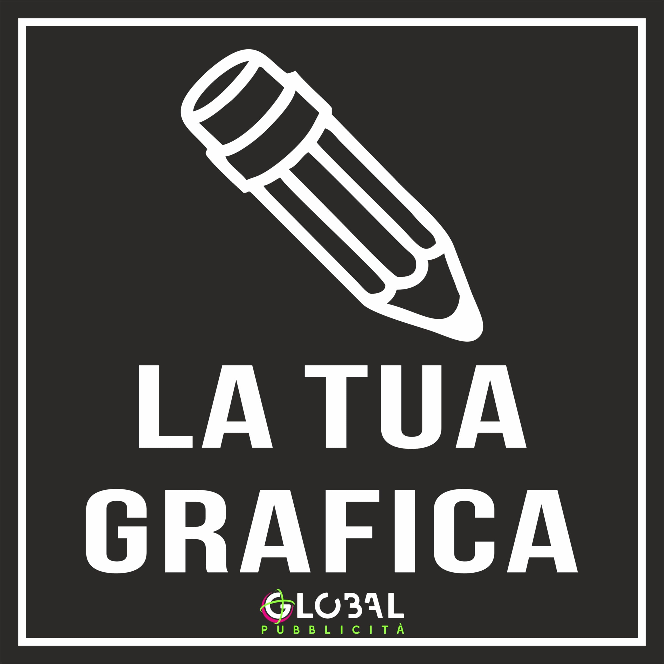 GLOBAL CARTELLO QUADRATO PER DECORAZIONE, PUNTO VENDITA, PROMOZIONALE CON GRAFICA PERSONALIZZATA Adesivo Resistente, Pannello in Forex, Alluminio, Polionda, Plexiglass Stampa UV (Plexiglass, 40x40 cm)