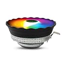 Frontech RGB CPU Cooler with Heatsink, 120mm Silent Fan, 1500 RPM, Hydraulic Bearing, 3-Pin 12V Connector, Supports Intel LGA 1700/1200/115x & AMD AM5/AM4 Sockets – (CPF-0004) gallery image