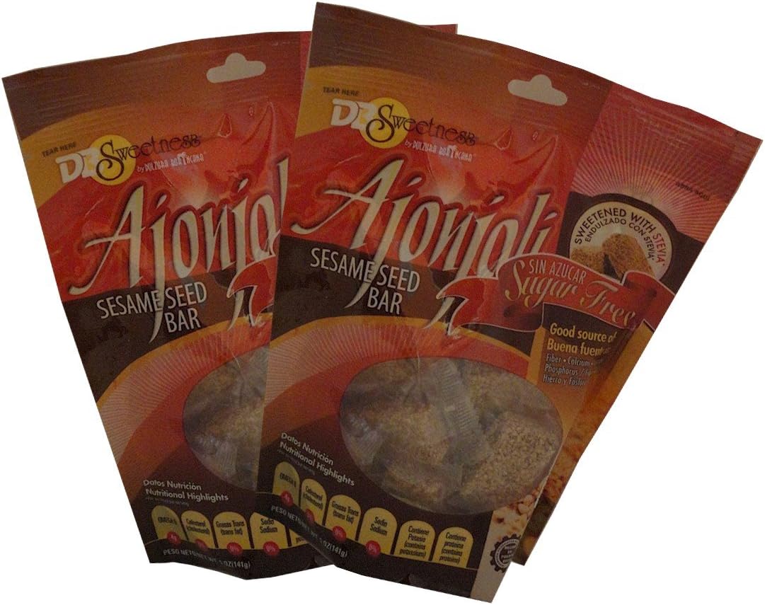 Dulzura Sesame Seed Healthy Sugar Free Mini Snack Bars