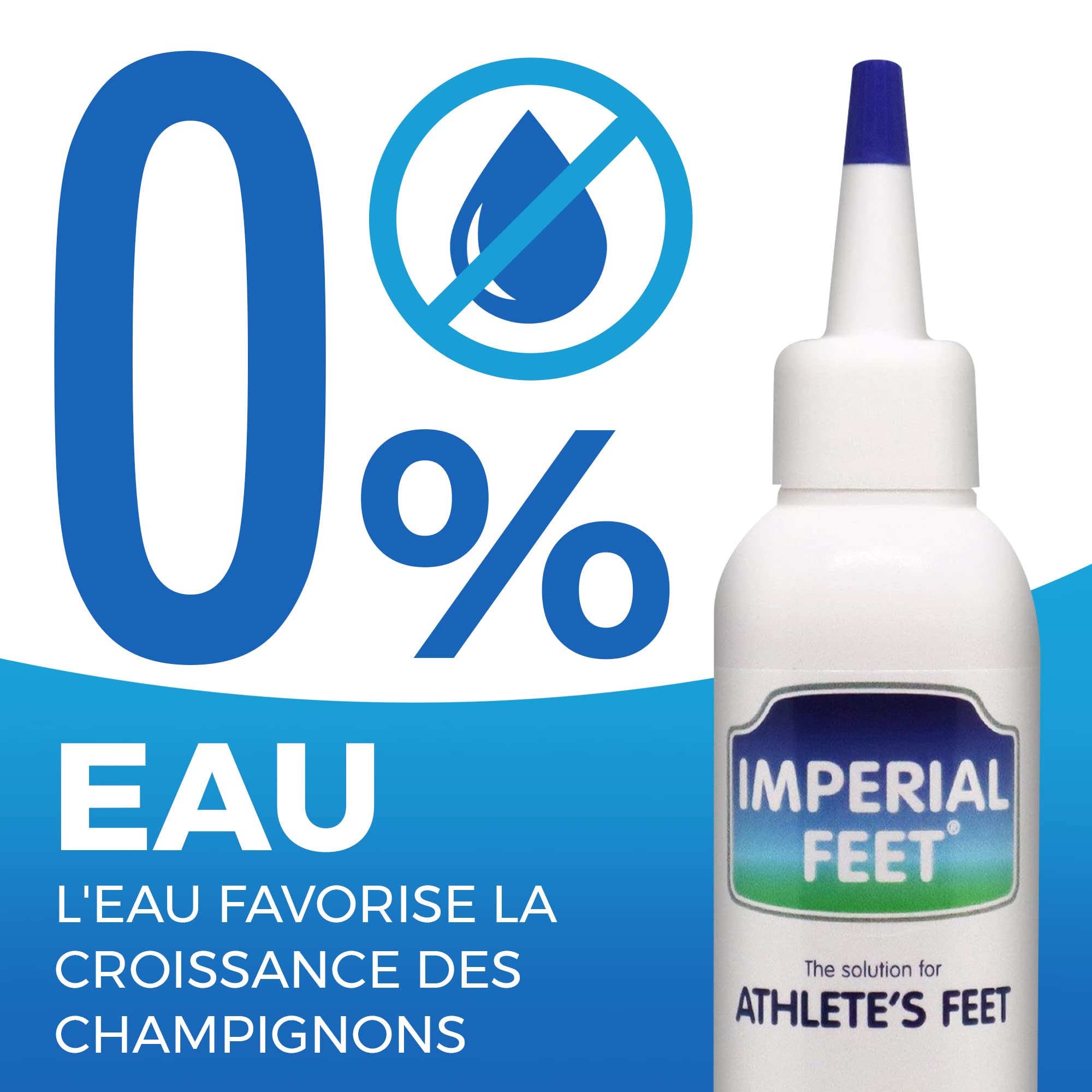Imperial Feet Crème de Traitement contre le Pied d'Athlète 75 ml-Crème Puissante contre la Teigne, Soulagement des Démangeaisons & Soin des Ongles-Dose XL à Action Rapide, Apaisante pour Peau Sèche