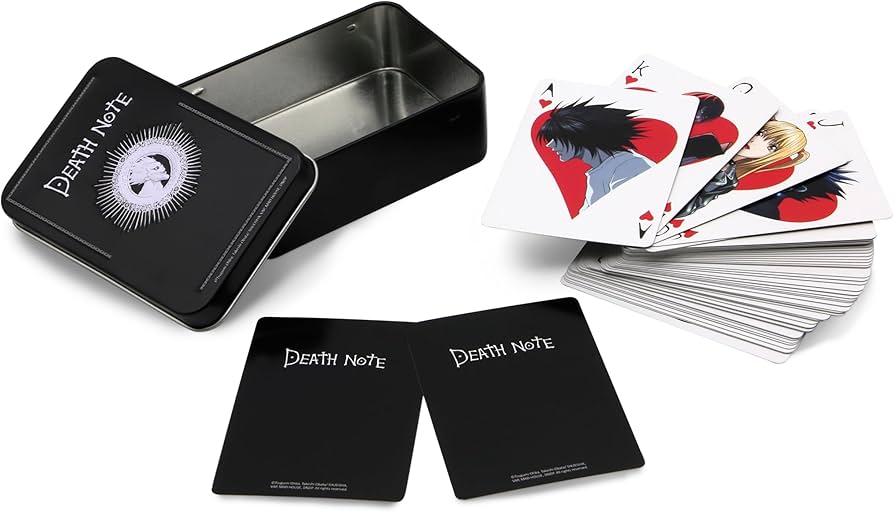 Amazon.com: ABYSTYLE Death Note Main Characters Deck of 54 Cards
