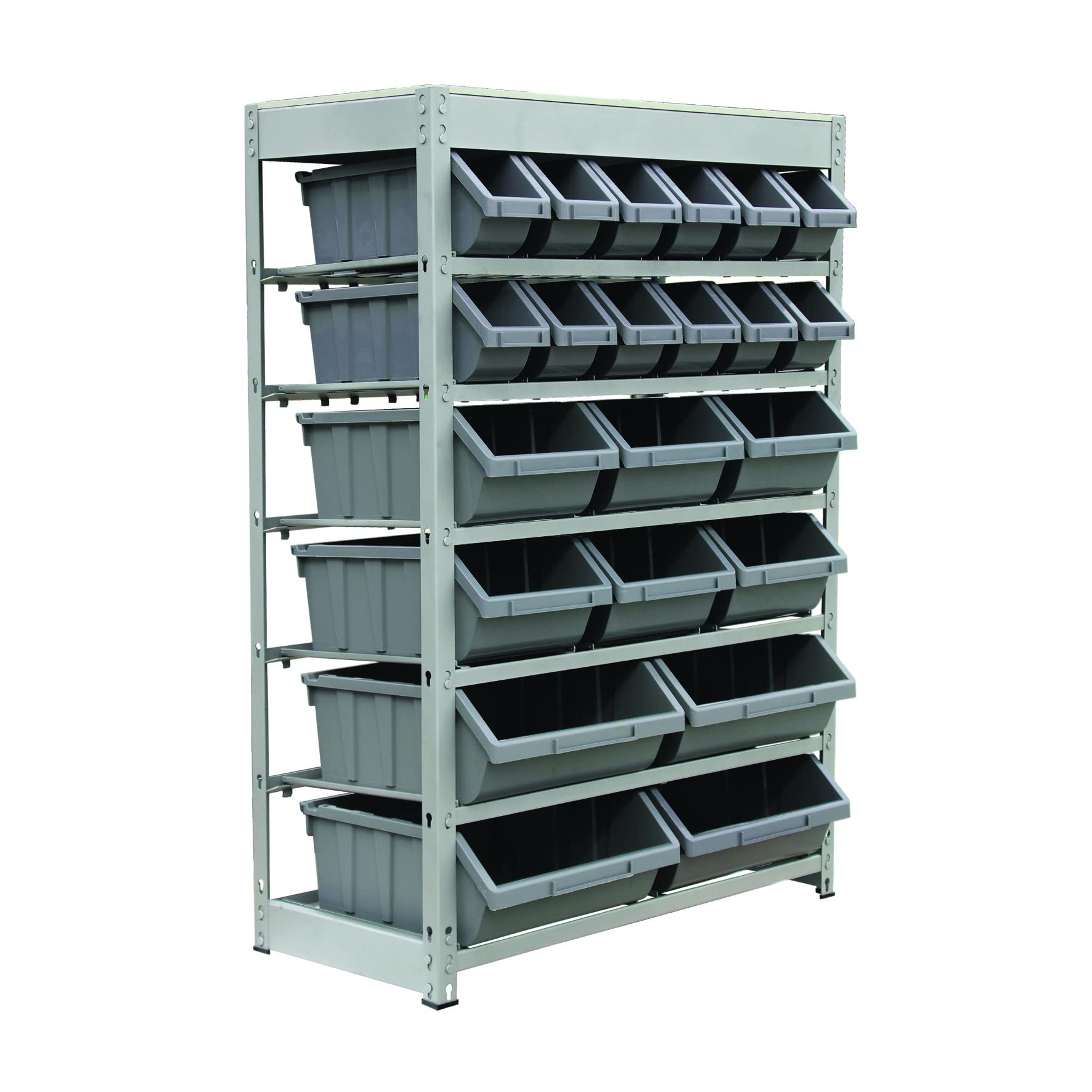 Buy King's Rack Bin Rack Storage System Heavy Duty Steel Rack Organizer