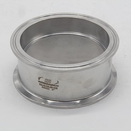 Miniatura 3 de HFS (R) Placa de filtro de tres abrazaderas de acero inoxidable 304 de 8 pulgadas con filtro de 1 micrón