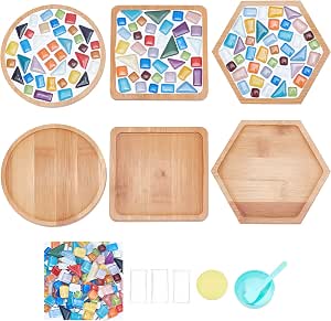 2 Kits DIY Miroir Mosaïque - Cercle 160mm, Cristaux Multicolores - Artisanat Adultes Et Enfants, Déco Maison