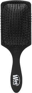 Wet Brush Paddle Detangler Hair Brush Black Frost | IntelliFlex Bristles, AquaVent Design for Painless Tangles All Hair Types