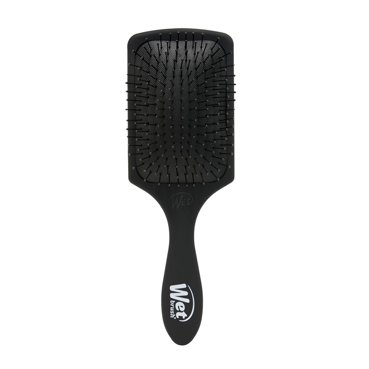 Wet Brush Paddle Detangler Hair Brush Black Frost | IntelliFlex Bristles, AquaVent Design for Painless Tangles All Hair Types