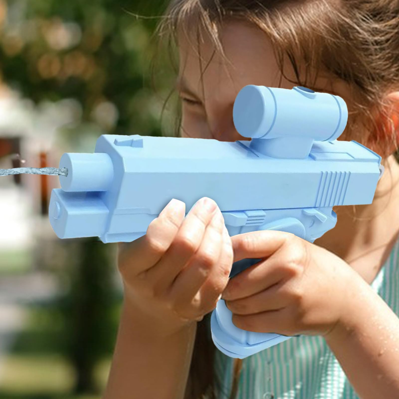 Pistolet à Eau Bidirectionnel Prank – Avant/Arrière, Abs, Sans Montage – Jeu D’eau Pour Enfants Et Adultes