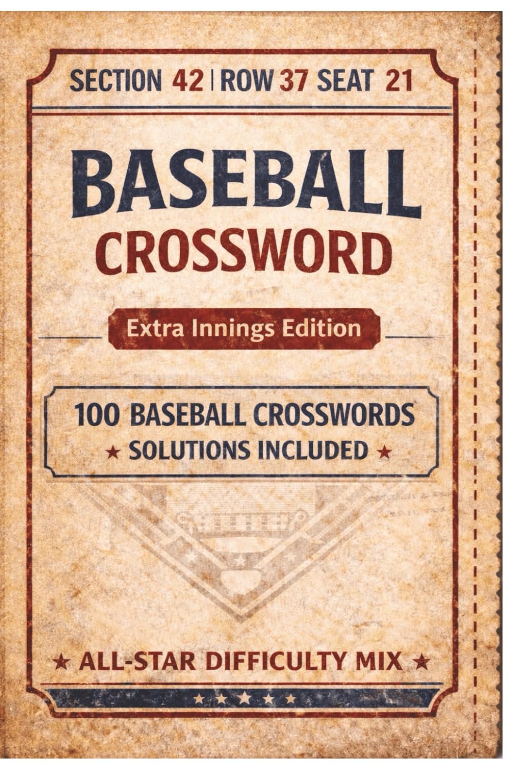 Baseball Crossword Puzzle Book: 60 Baseball-Themed Puzzles • Classic Terms, Slang & Strategy • Solutions Included