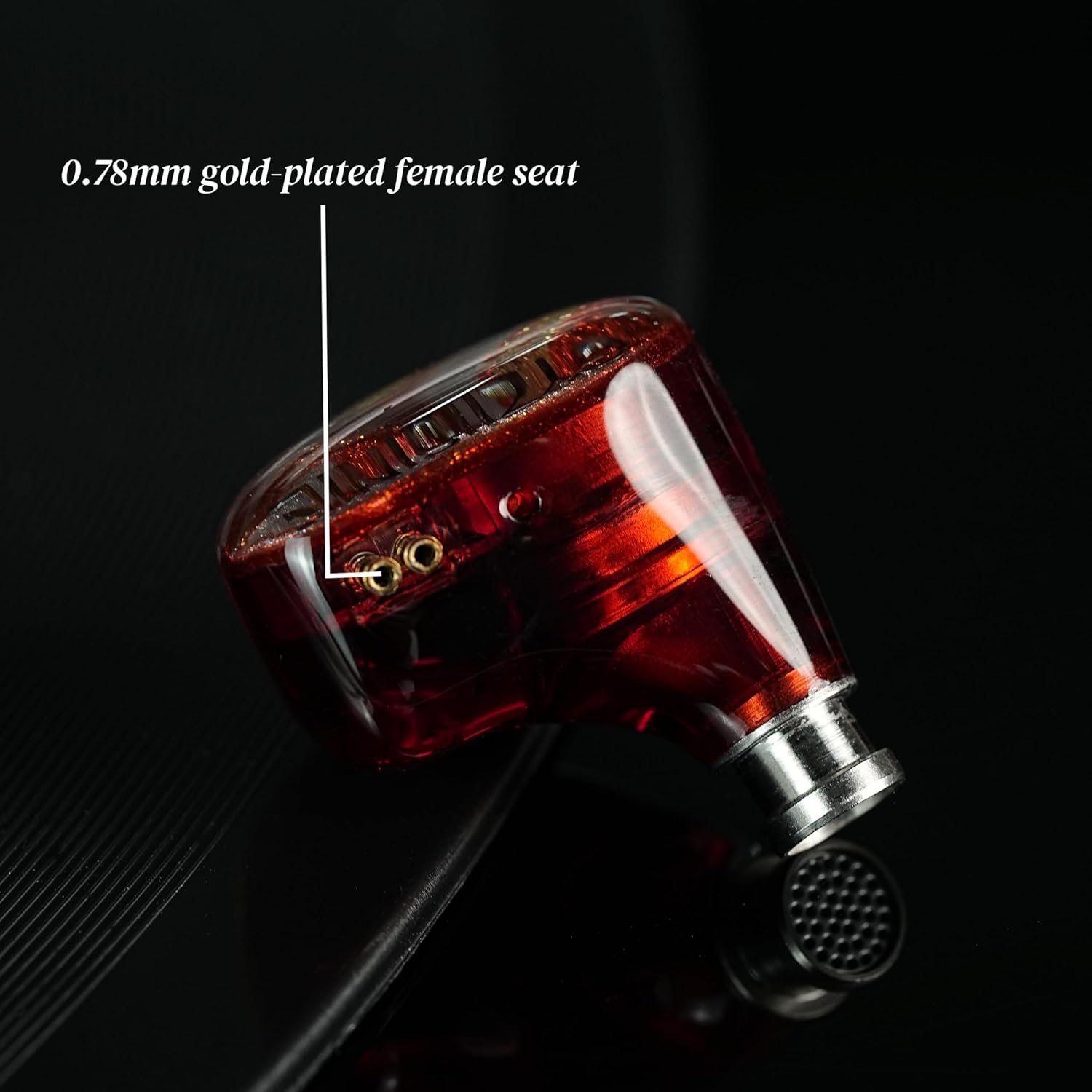 IEM in-Ear Monitor with 10mm Single Dynamic Driver, Wired Gaming Headset with Microphone, Ideal for Musicians, Recording Studios & Sports (3.5mm with Microphone)