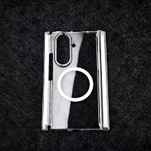 Generic case Compatible with Samsung Galaxy Z Trifold Couleur Clear Shockproof Hinge Magnetic Hard flip Back case