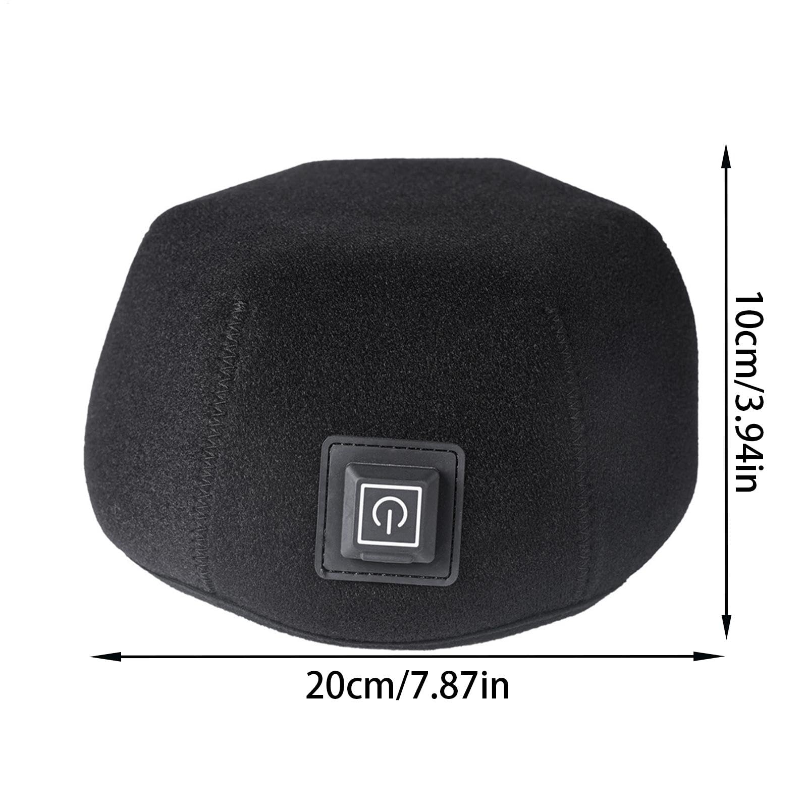 Cuffia per la ricrescita dei capelli, dispositivo LED a infrarossi per prevenzione 'alopecia, 7,87 x 3,94 pollici luce rossa X diradamento, design unisex, efficace, ripristino dei capelli X Growth