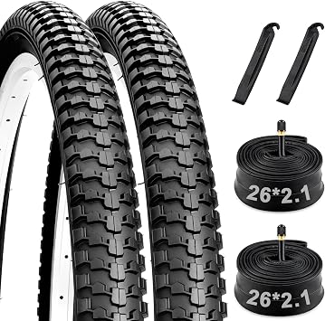 2-PCS 26 inch Mountain Bike Tires Set, 26x2.10 56-559 Beach Cruiser Bike