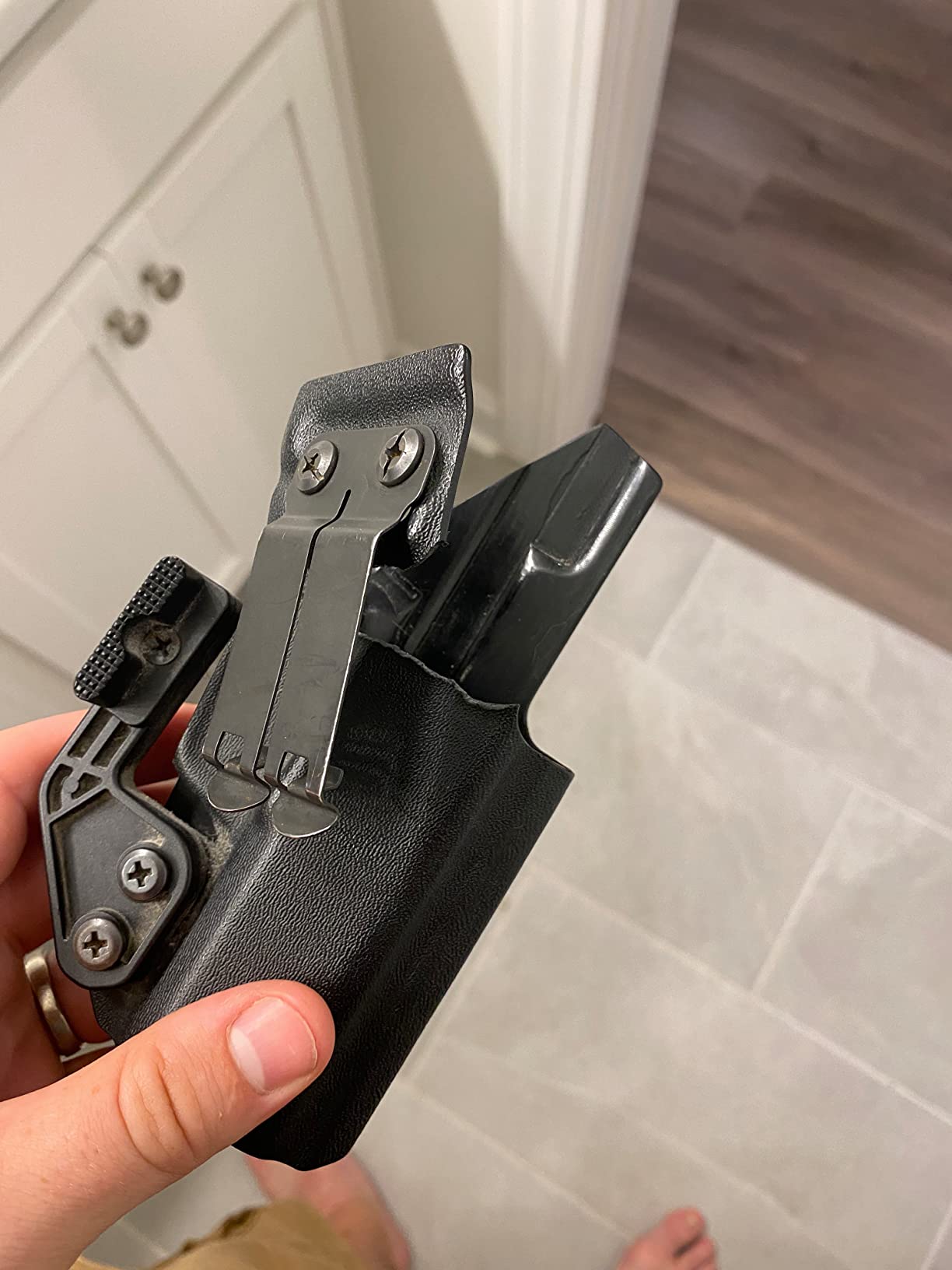 FDO Industries IWB Kydex Holster For Glock 48 - Appendix Carry With Claw & Adjustable Retention