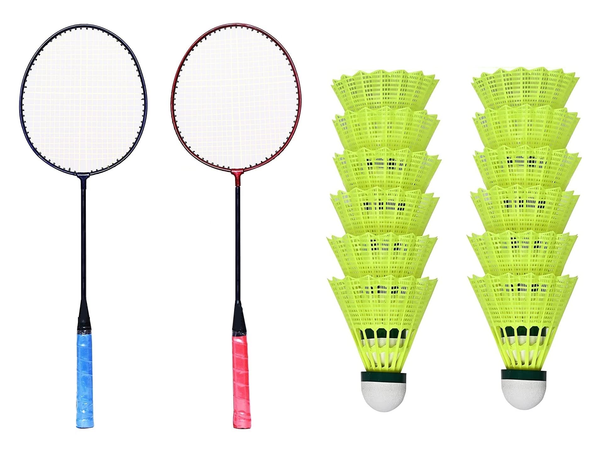 ARINEO Sports Badminton Rackets with Free 12 SHUTTLES, Set of 2 PC Aluminum Badminton Racquet Players Choice (B09TXLDKK4) Amazon Price History, Amazon Price Tracker