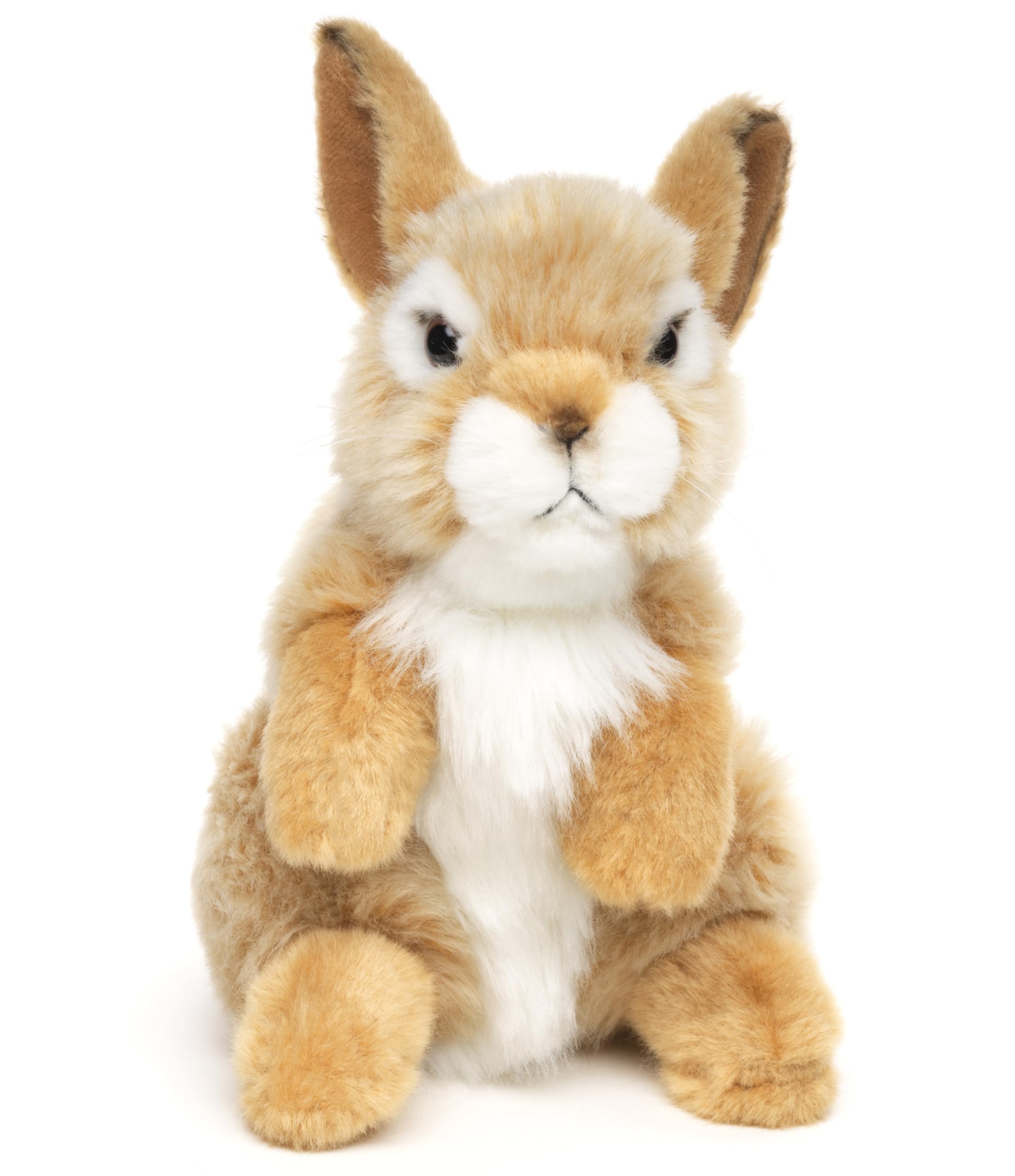 Uni-Toys - Królik, stojący (beżowy) - 18 cm (wysokość) - pluszowy królik - pluszowa zabawka, przytulanka