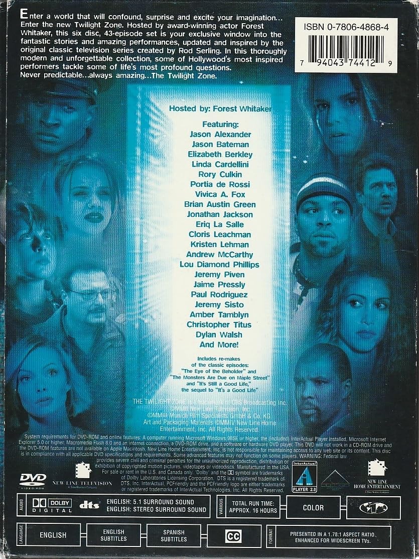 Amazon.co.jp: TWILIGHT ZONE 2002 DVD-BOX 6枚組 トワイライトゾーン
