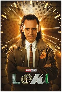 Grupo Erik Official Marvel Loki Time Variant Poster - 35.8 x 24.2 inches - Loki Poster - Roll shipping - Cool Poster - Art poster - Poster and prints - Wall poster