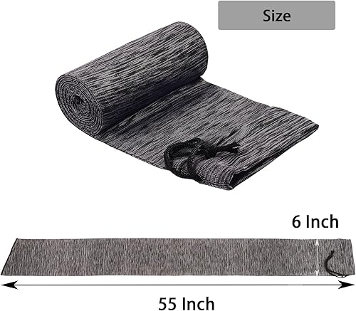 Miniatura 4 de Paquete de 35 fundas de calcetines para pistola de 55 x 6 pulgadas, extra anchas tratadas de silicona, cubierta de protección para rifles, escopetas