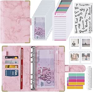 Retoo Budgetplaner A6 - Finanzplaner Mit Umschlagmethode Leder