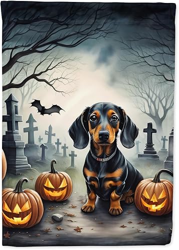 Miniatura 53 de Caroline's Treasures DAC2011GF - Bandera decorativa para jardín de Halloween con diseño de beagle para jardín, jardín, jardín, jardín, multicolor