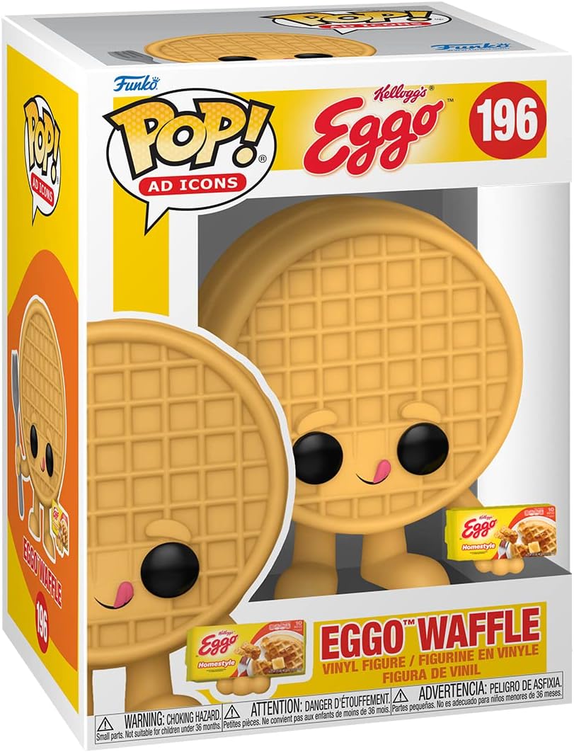 Funko POP! AD Icons: Kelloggs - Eggo Waffle - Collectable Vinyl Figure - Gift Idea - Official Merchandise - for Kids & Adults - Ad Icons Fans - Model Figure for Collectors and Display
