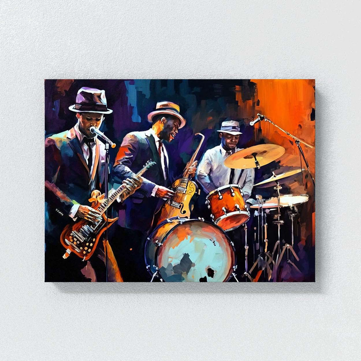 Amazon.co.jp: Sense Canvas Jazz Band Brushwork Colors 5 キャンバス