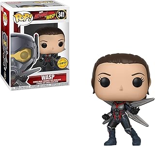 POP Marvel: Ant-Man and The Wasp: Quantumania - Wasp Limited Edition Chase Funko Vinyl Figure (Bundled with Compatible Box Protector Case), Multicolor, 3.75 inches