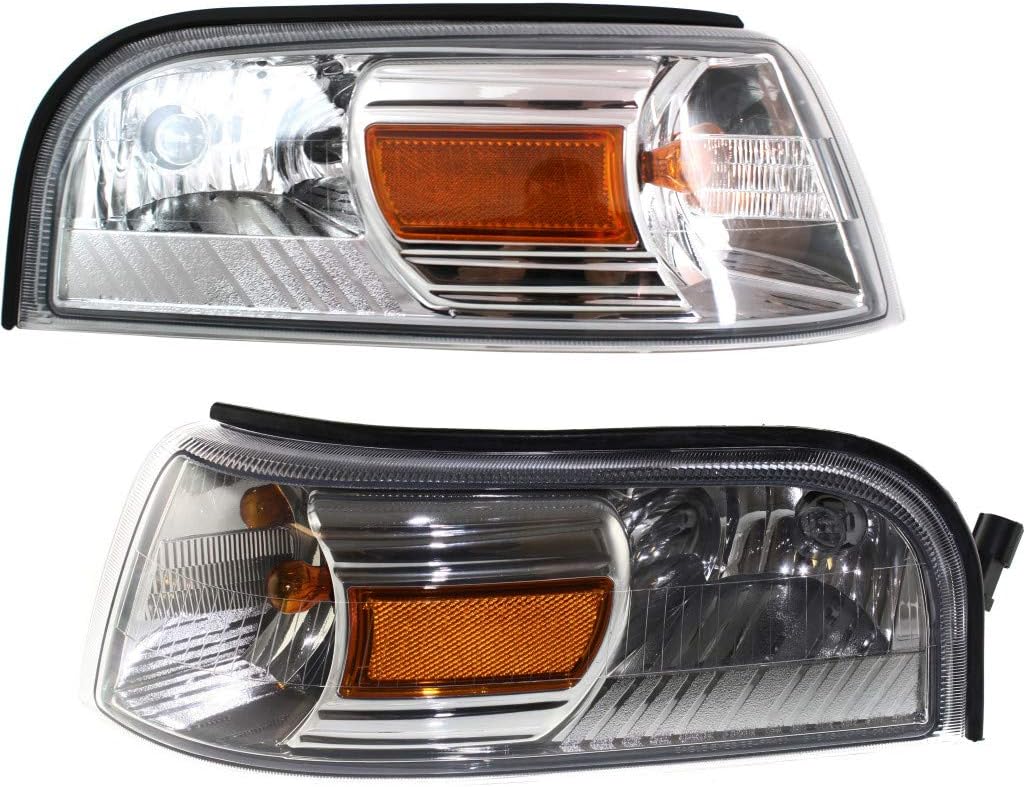 CarLights360 For Mercury Grand Marquis 06-10 P/Side Marker Light Assembly Passenger Side | DOT Certified | FO2527103 | 6W3Z 13200 AA