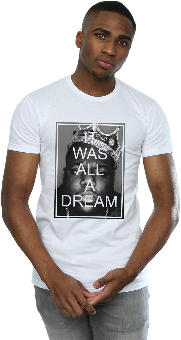 Absolute CultNotorious BIG Men's It Was All A Dream Crown T-Shirt