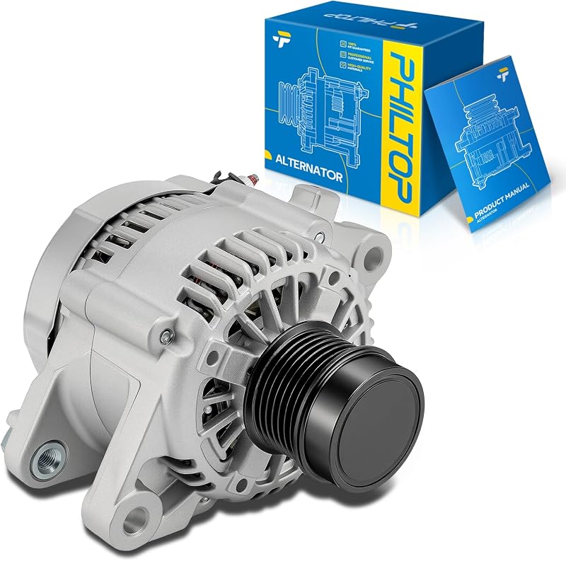 Alternador PHILTOP 12 V 80 A para Toyota Tacoma 2.7L 2007–2016, polia SD7 com 7 canais – Ref. 11354N