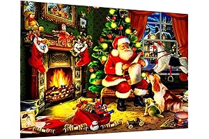 TINY FUN 5D Large Christmas Diamond Art Painting Kit for Adults