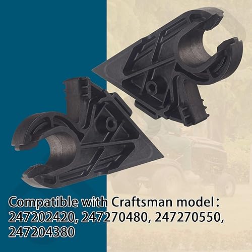 Miniatura 3 de Ohoho - Paquete de 2 soportes de pivote de capó 731-10069D - Compatible con cortacésped Cub Cadet MTD - Compatible con los modelos GT XT1 XT2 50