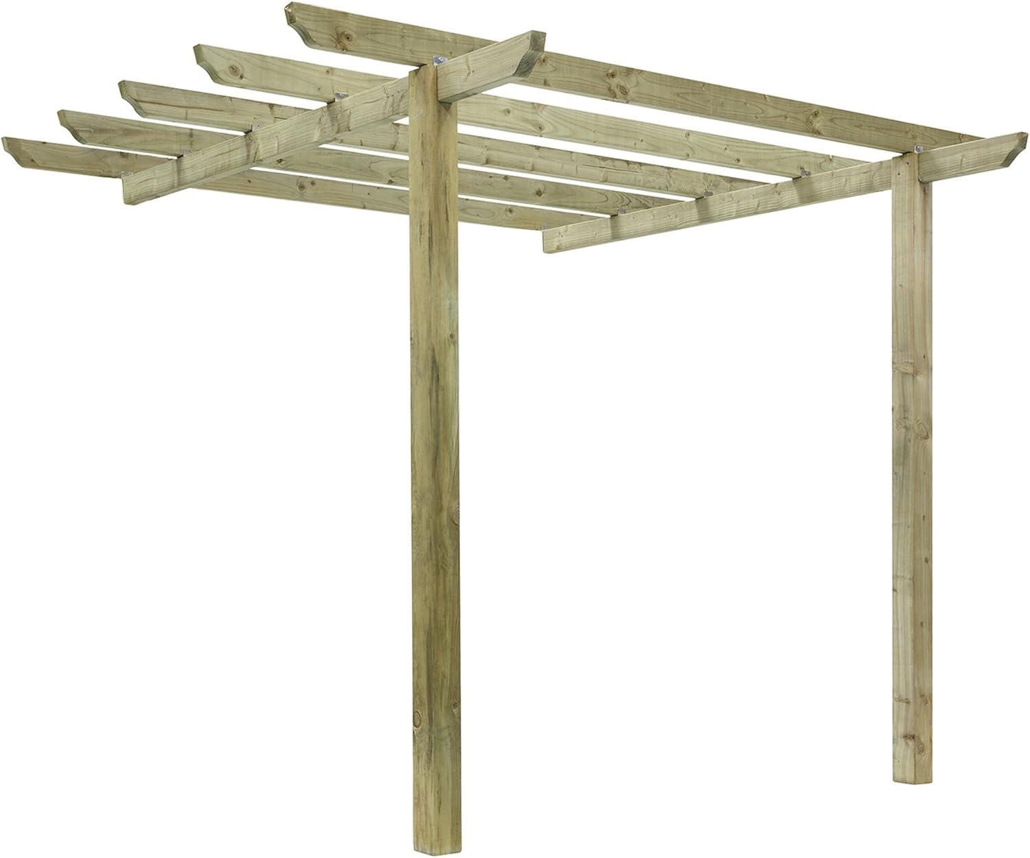 Traditional Patio Pergola 2 1 Posts Bolt Down Feet Amazon Co Uk Diy Tools