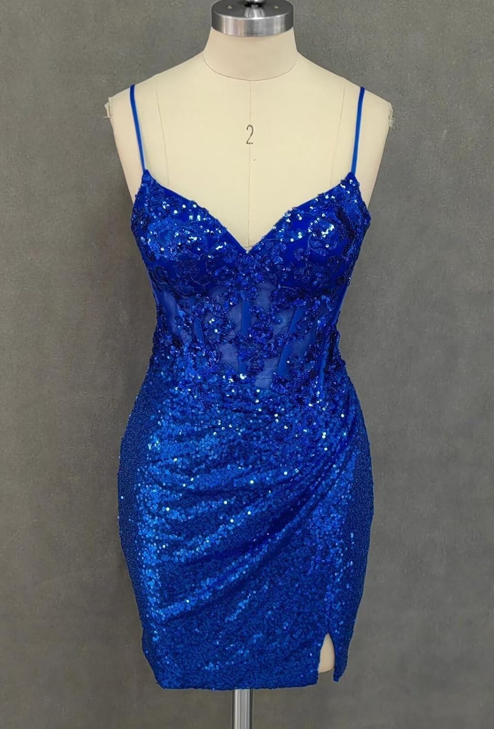 V Neck Sequin Homecoming Dresses for Teens 2026 Sparkly Appliques Tight Formal Prom Cocktail Party Gown
