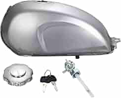 Amazon | バイク用 ガソリンタンク 9L タンクキャップ コック