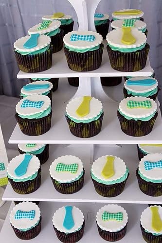 Miniatura 7 de JeVenis Molde para pastel de hombre, pajarita, bigote, fondant, para baby shower, fiesta, bigote, decoración de pasteles